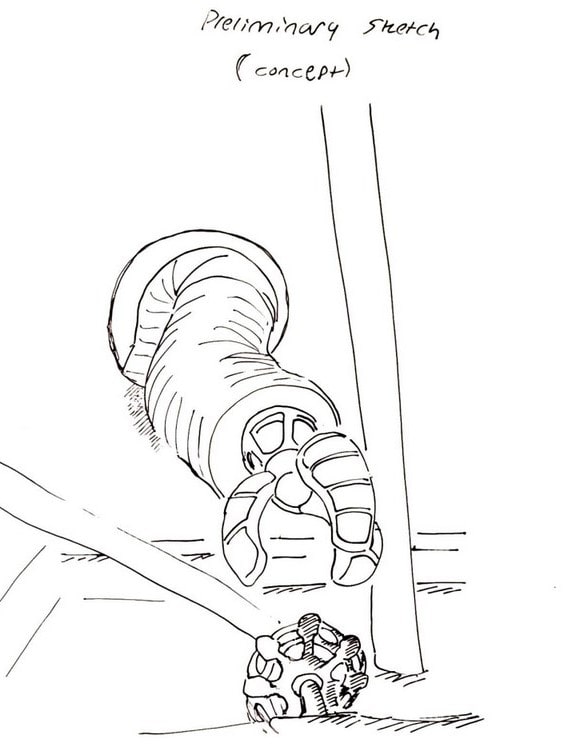 Concept visual for arm