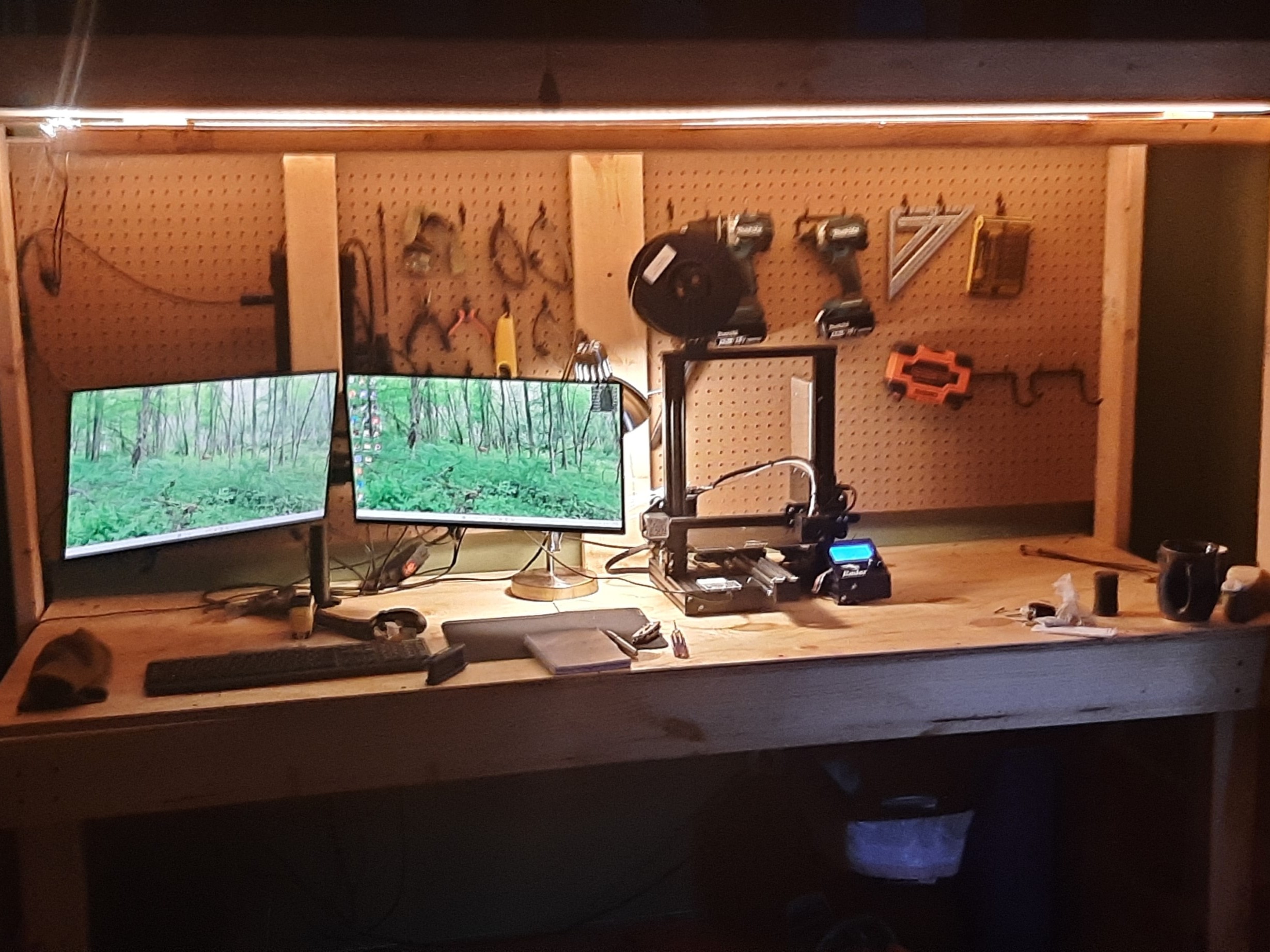 Overhead view of glasses arm